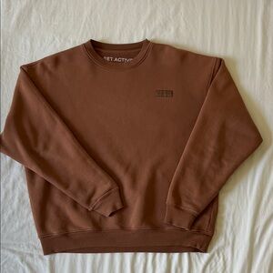 SET Active crewneck in Mocha brown